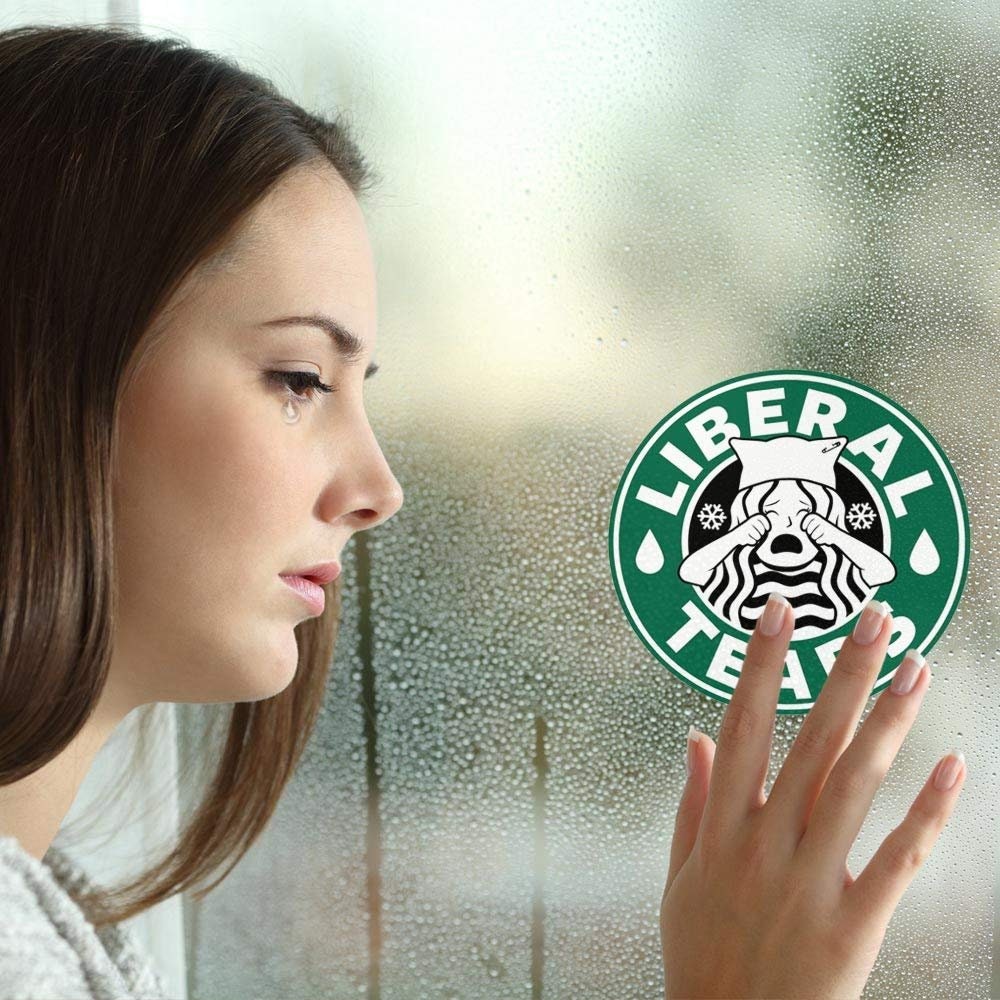 Liberal Tears Stickers (Set of 2 Large 5 inch) Vinyl Decals